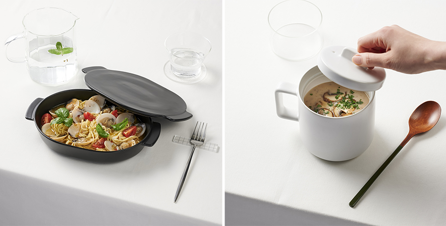 신세계인터내셔날 자주, 도자기 요리컵 및 용기 뚜껑 세트