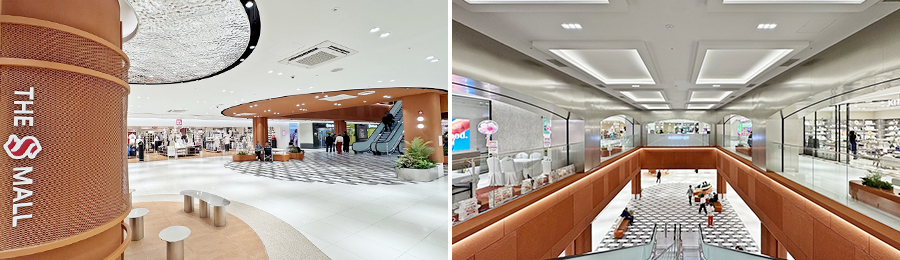 시흥 프리미엄 아울렛 The S Mall 실내 쇼핑 공간 리뉴얼 전경