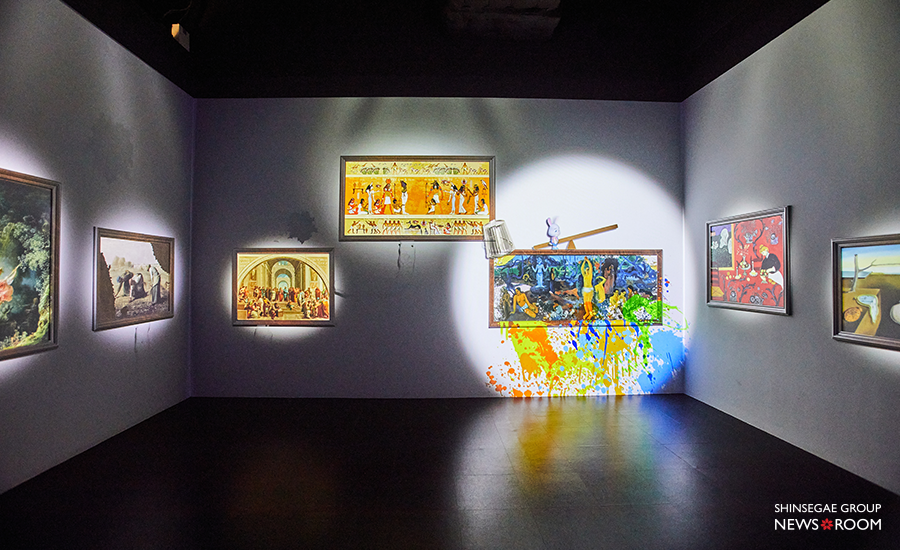 개구쟁이 토끼와 색다른 예술 관람을 즐길 수 있는 토끼 갤러리